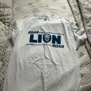 Columbia University Graphic T-Shirt with Blue Print